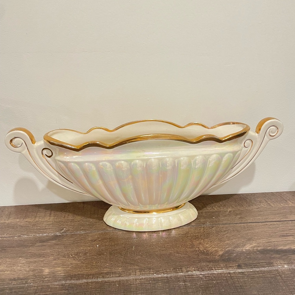 Sadler Vintage Iridescent Vase
